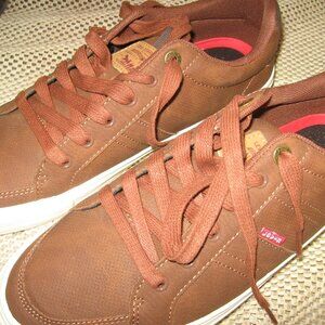 Levi's Avery Casual Sneakers Brown & White Men's Size 9 New